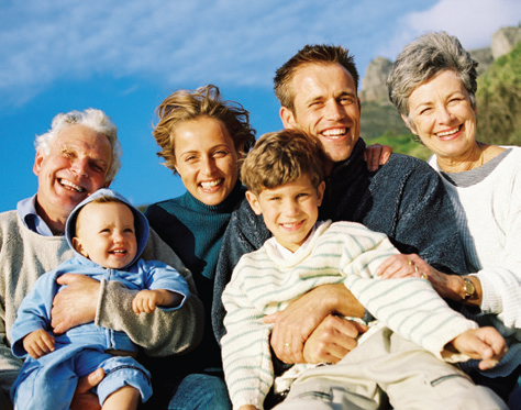 Family reviewing tax planning and cleaner financial records.