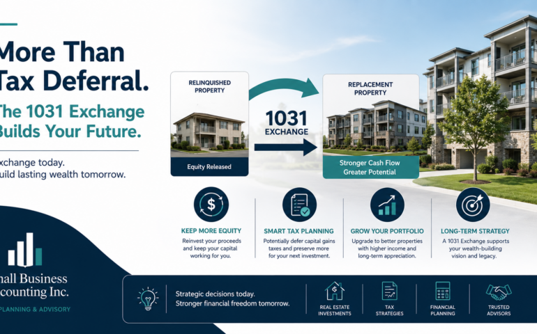 Real estate investor using a 1031 exchange strategy to move equity into replacement property
