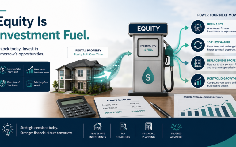 Rental property equity shown as investment fuel for future real estate strategy
