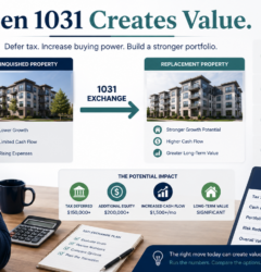 Real estate investor evaluating when a 1031 exchange creates the most value through tax deferral and replacement property strategy